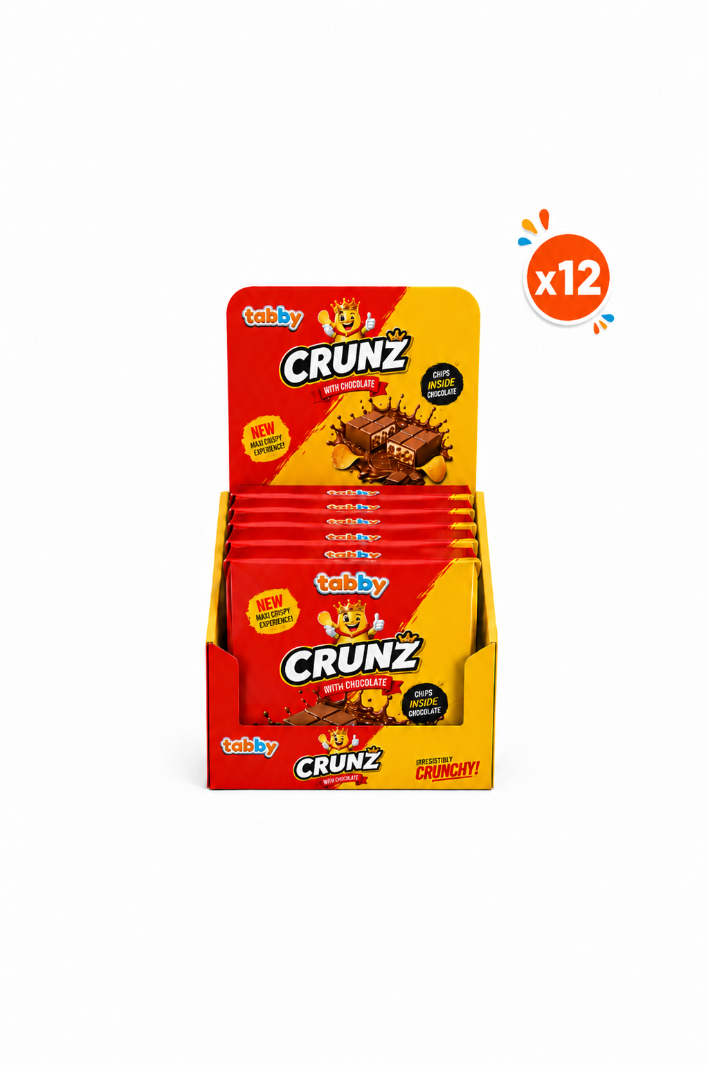 Crunz Crunchy Chocolate 90g x12