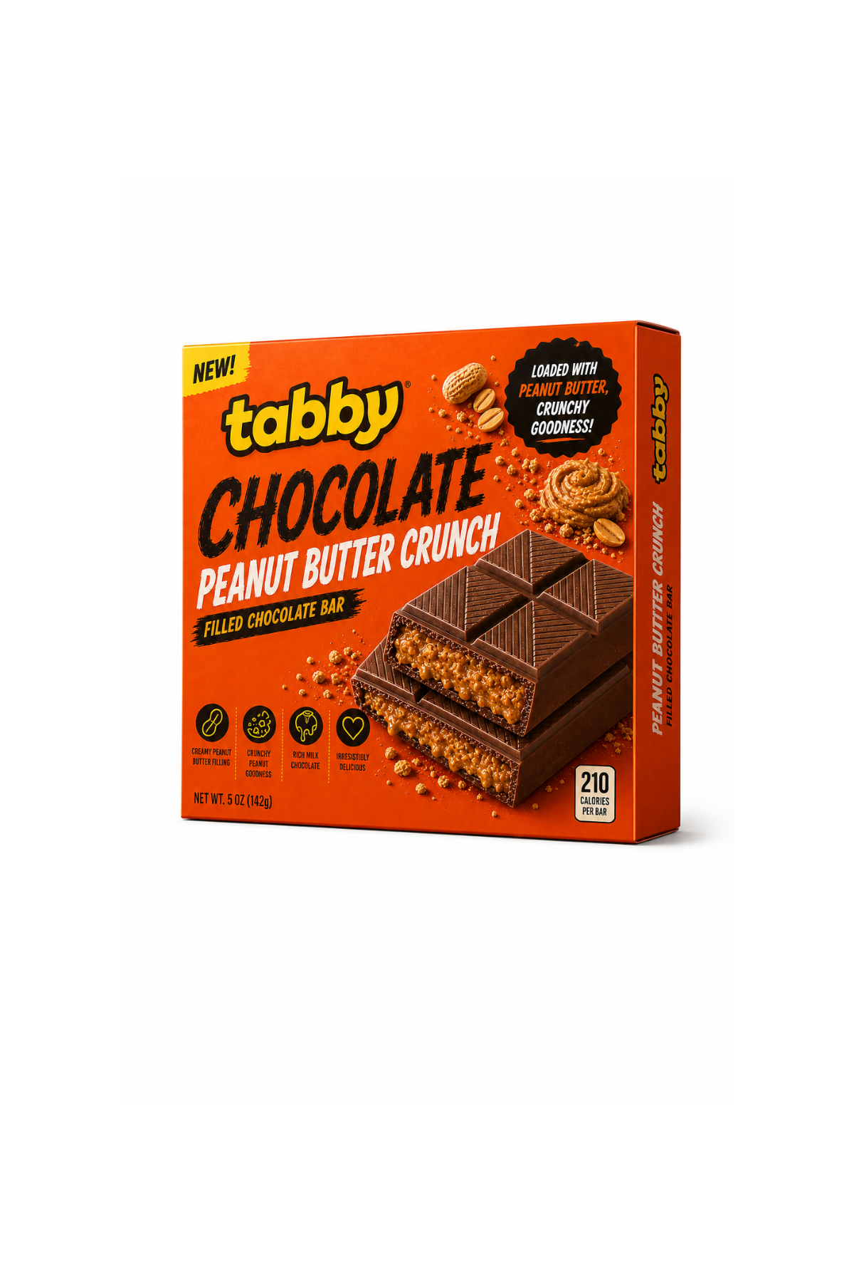TABBY PEANUT BUTTER CRUNCH 80 GR