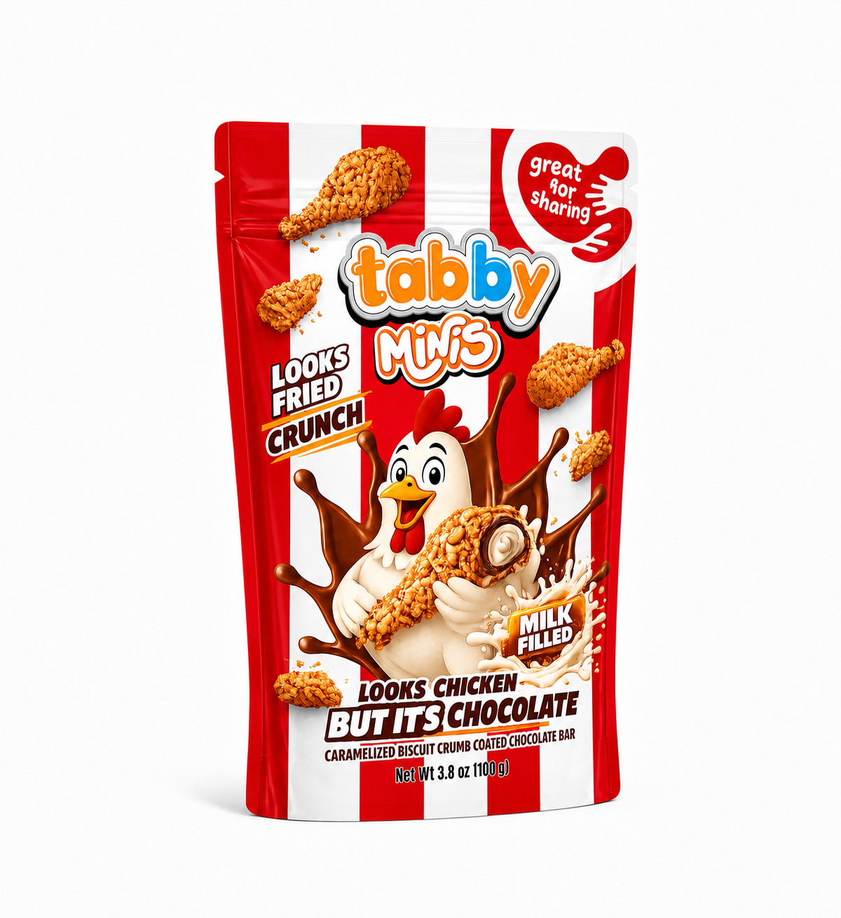 Tabby Caramelised  Minis Drumstick Chocolate 100g