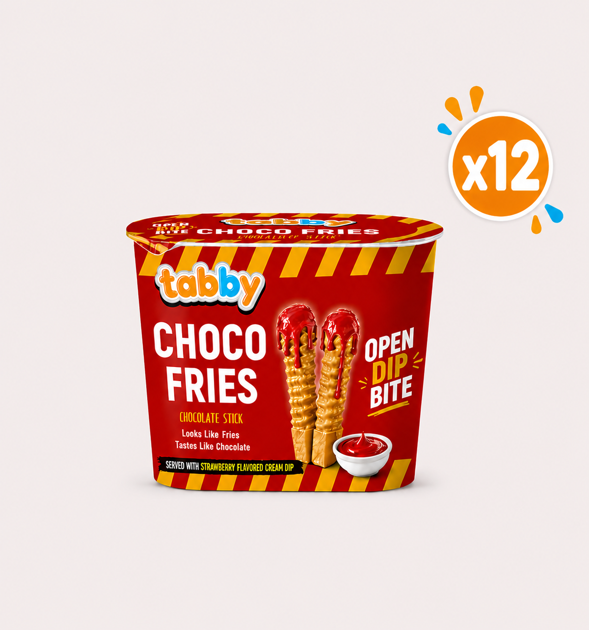 Tabby Choco Fries Chicken Drumstick 40g Box x12