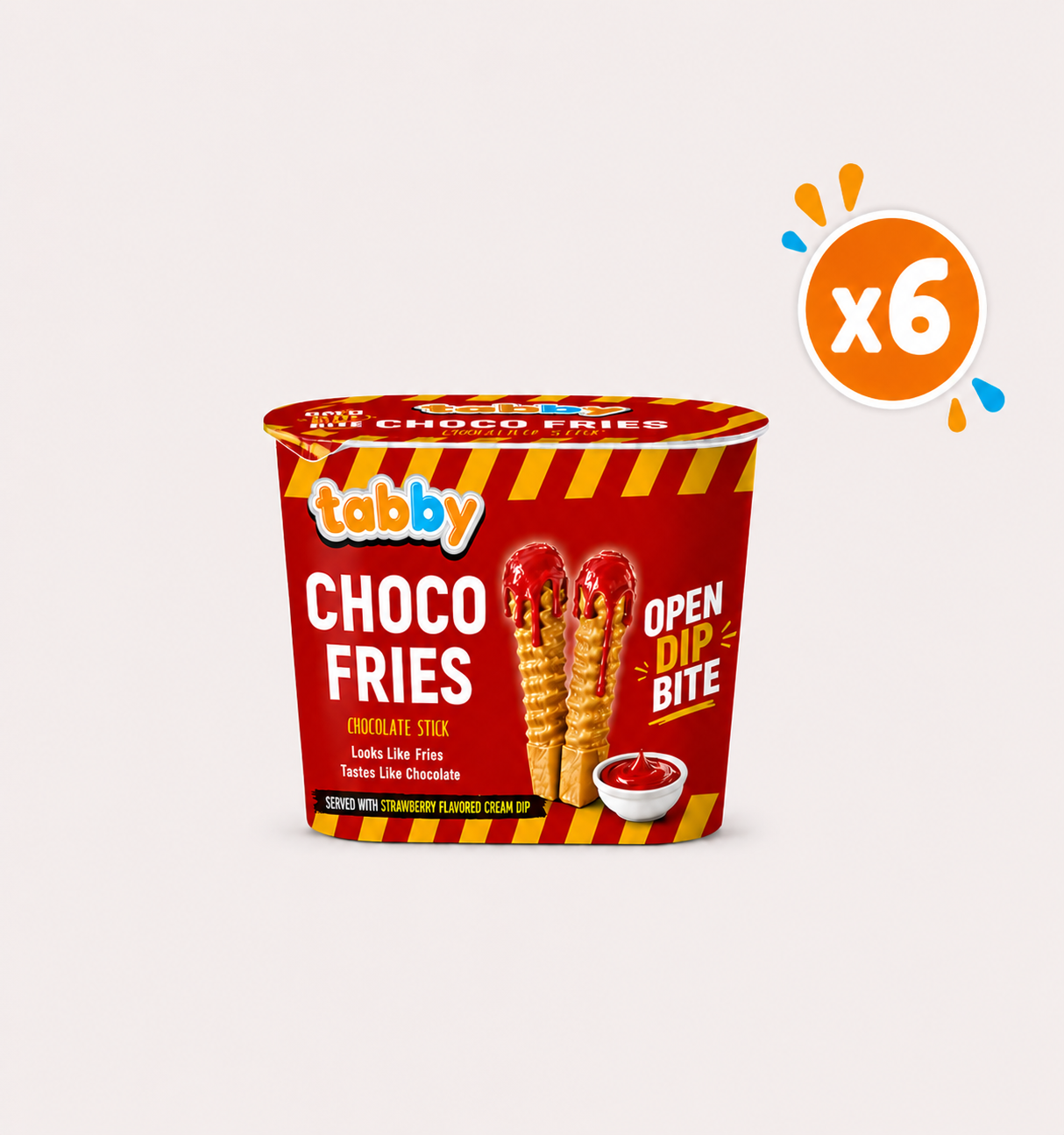 Tabby Choco Fries Chicken Drumstick 40g Box x6