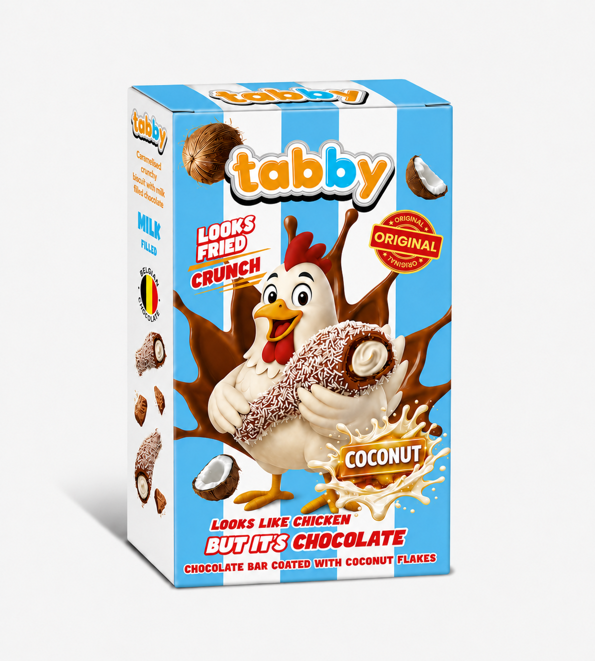 Tabby Coconut Drumstick 50g