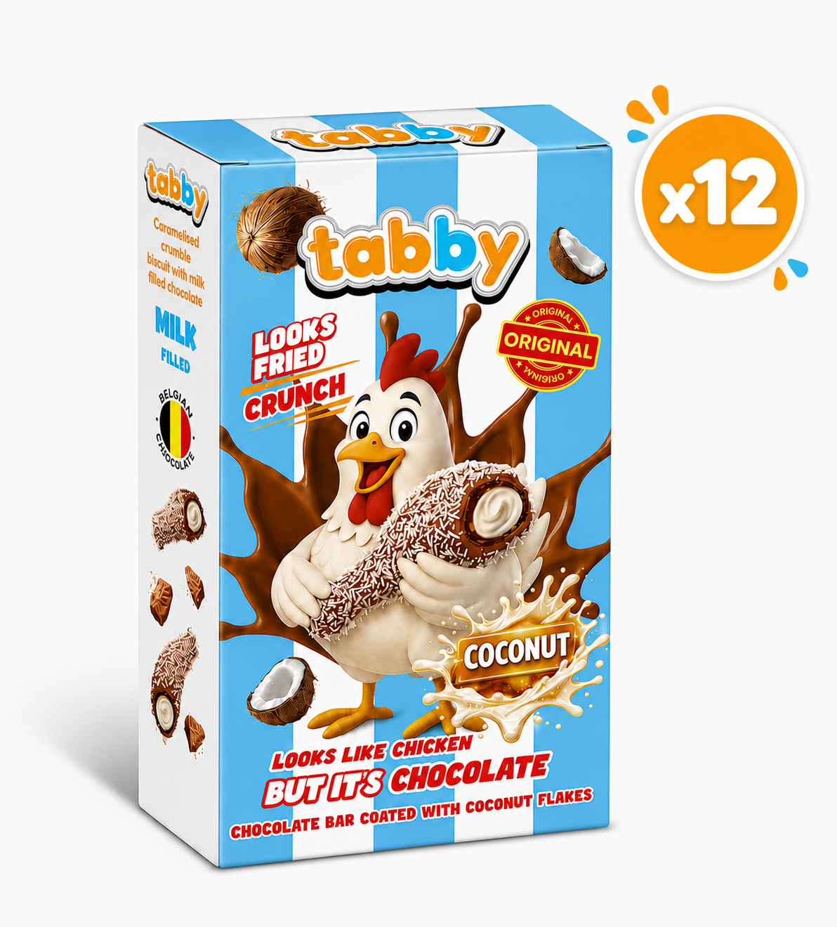 Tabby  Coconut Drumstick 50g x12