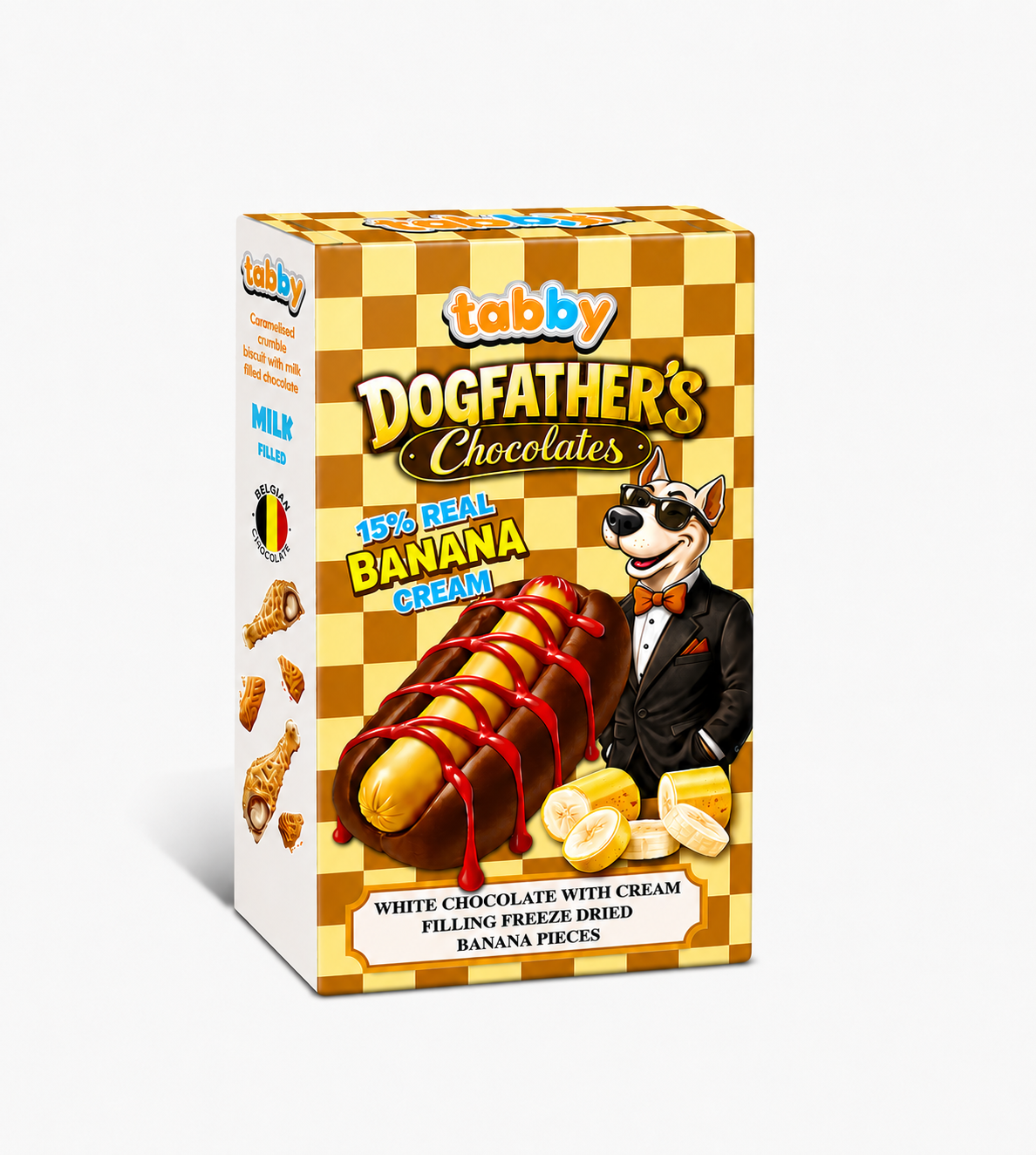 Tabby Dog Fathers Hotdog Banana 40g Box