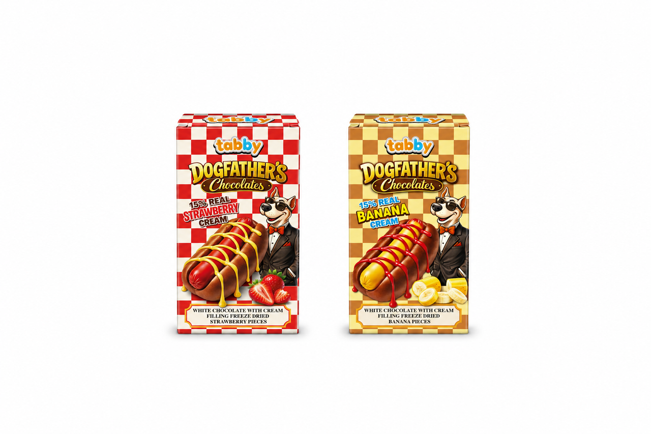 Tabby Dog Fathers Hotdog Mix
