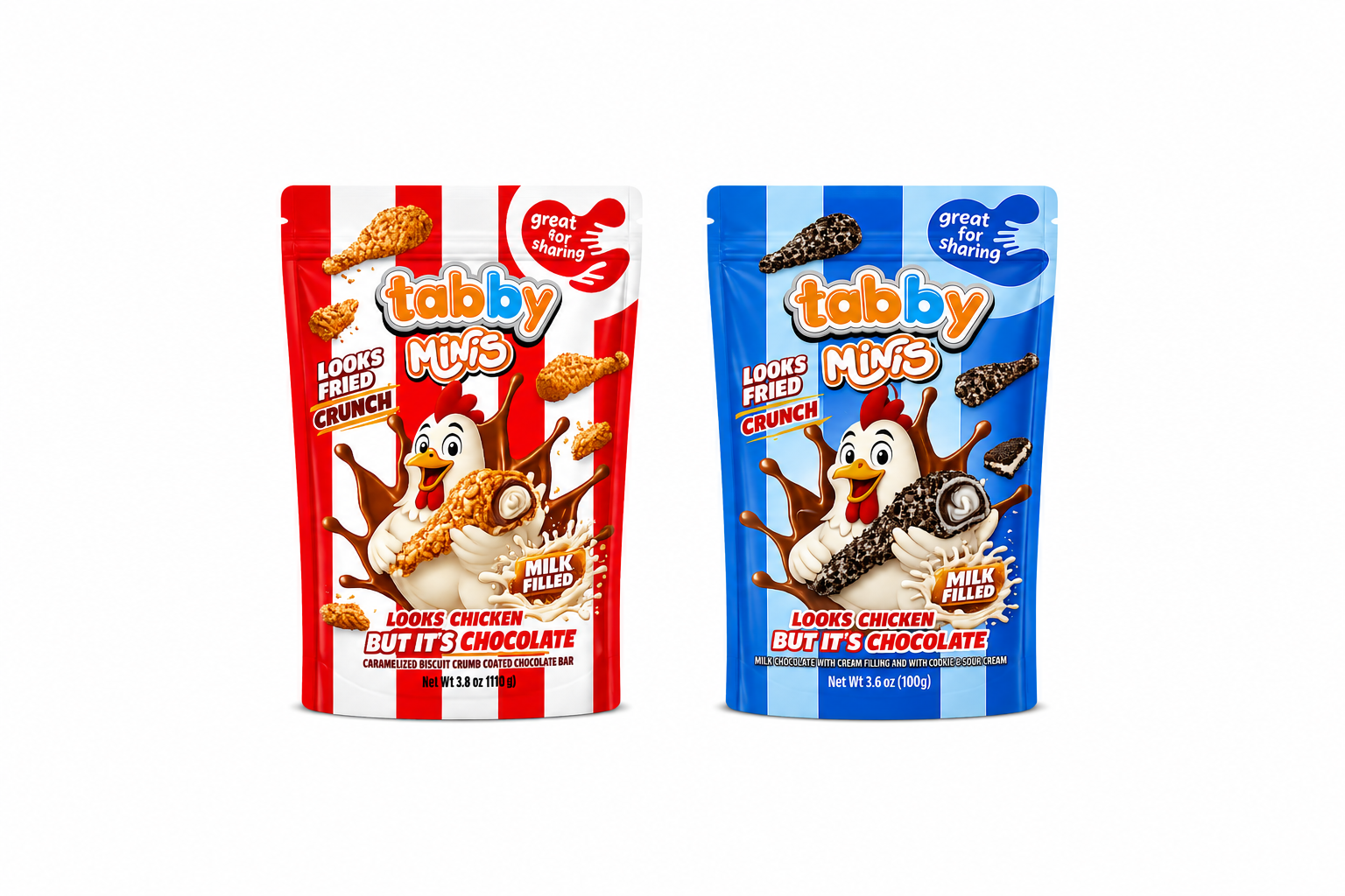 Tabby Minis Drumstick Mix