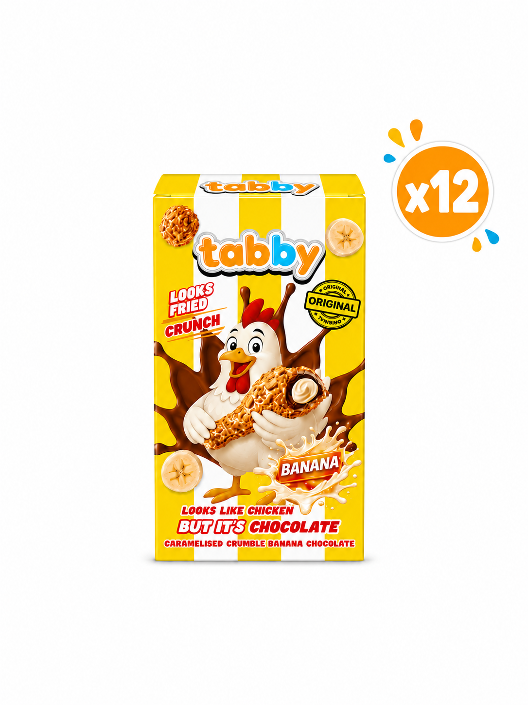 Tabby  Banana Drumstick 50g x12