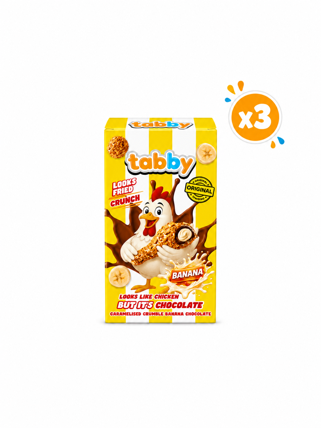 Tabby  Banana Drumstick 50g x3