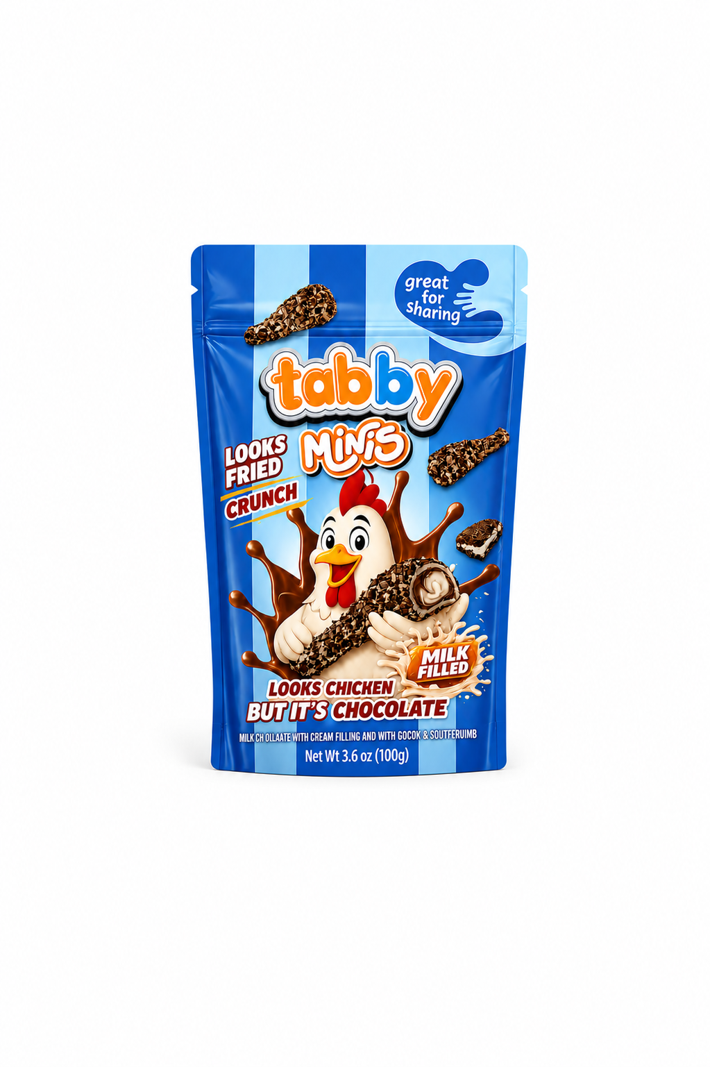Tabby Minis Cocoa Drumstick 100g